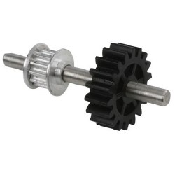 Aluminum Speed-Up Tail Drive Gear/Pulley Assy:B400