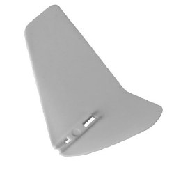 Vertical Fin, White without Decals: BMCX