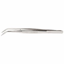 SS Tweezer,4-1/2" Curved