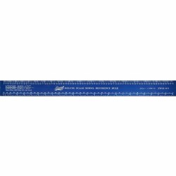 Deluxe Scale Model Ruler, Aluminum