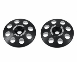 Exotek 22mm 1/8 XL Aluminum Wing Buttons (2) (Black)