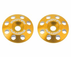 Exotek Flite V2 16mm Aluminum Wing Buttons (2) (Gold)