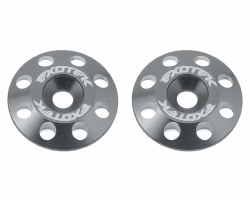 Exotek Flite V2 16mm Aluminum Wing Buttons (2) (Gun Metal)