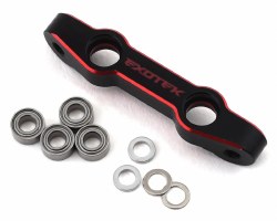 Exotek RB7 Aluminum Pro Steering Rack (Black/Red)