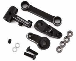 Exotek TLR 22S Drag HD Aluminum Steering Set (Silver/Black)