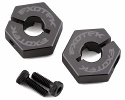 Exotek Losi Tenacity/Lasernut Aluminum Hex Set (Grey) (2)