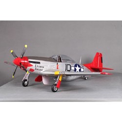 P-51D, Red Tail 1400mm, V8 PNP w/Reflex