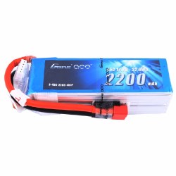 Gens Ace 2200mAh 4S1P 14.8V 45C LiPo Deans Plug Soft Case 106x34x33mm
