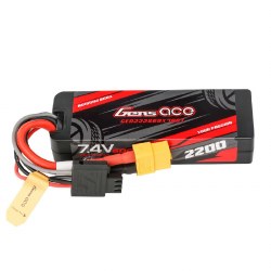 Gens Ace G-Tech 2200mAh 2S 7.4V 60C HardCase Lipo w/ XT60 Plug