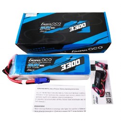 Gens Ace G-tech 3300mAh 6S 60C 22.2V Lipo Battery Pack with EC5
