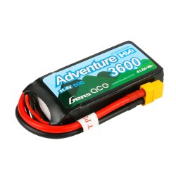 Adventure High Voltage 3600mAh 3S1P 11.4V 60C Lipo Battery with XT60 Plug for RC Crawler 90x42.5x25m