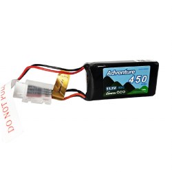 450mAh 3S1P 11.1V 45C Lipo Battery Pack With JSTPHR Plug