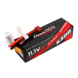 5300mAh 11.1V 60C Hard Case LiPo Battery - Deans Plug 138x46x38mm