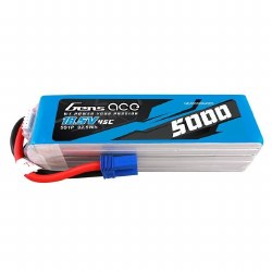 5000mAh 5S 18.5V 45C Lipo Battery Pack With EC5 Plug