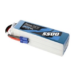 5500mAh 6S1P 22.2V 60C LiPo EC5 Plug Soft Case 162x45.5x55.3mm