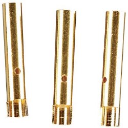 Gold Plate Bullet Connector Female 2mm (3)