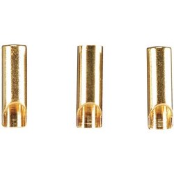 Gold Plate Bullet Connector Fem 3.5mm (3)