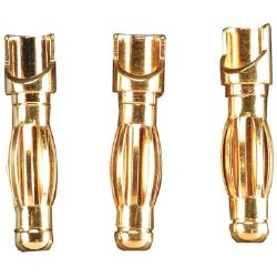 Gold Plate Bullet Connector Male 4mm (3)