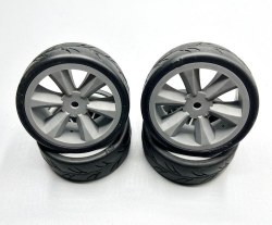 USGT belted pre glued tires (egde wheel, grey) (4)