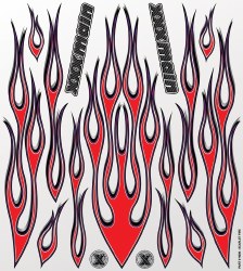 Scarlet Fire Large Decal