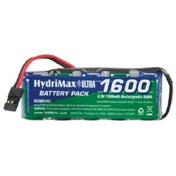 HydriMax NiMH 5C 6V 1600mAh 2/3A Flat Rx U Conn