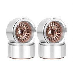 Hobby Details 1.9", 10mm offset, Aluminum Beadlock Wheel Rim - Copper (4)