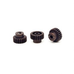 Hobby Details 48P Steel Pinion Gear - Black for 3mm Shaft with M3 set screw (14T)