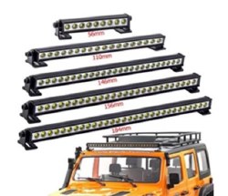 1/10 Light Bar - 26 LED (White) 5-8V, Roof Mount, 156mm Wide, Receiver Plug