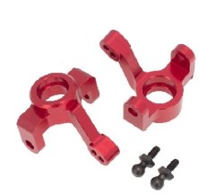 Traxxas 1/18 Teton Aluminum Steering Knuckle/Hub - Red - Partially Replaces TRA7532
