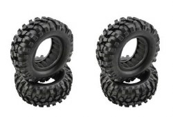 Hobby Details 1.9" Crawler Tires with Foams - Style A 3.74" OD, Width: 1.50" (4)