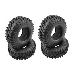 Hobby Details 1.9" Crawler Tires with Foams - Style D 4.45 OD, Width: 1.77" (4)