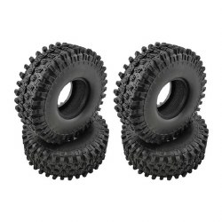 Hobby Details 1.9" Crawler Tires with Foams - Style E 4.72" OD, Width: 1.69" (4)