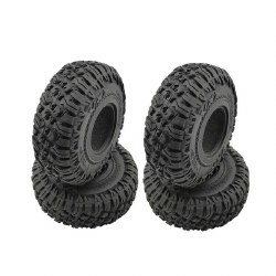 Hobby Details 1.9" Crawler Tires with Foams - Style G 4.72" OD, Width 1.77" (4)