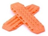 Plastic Recovery Ramps for 1/24 Cars 67.5x21x2.5mm (2)(Orange)