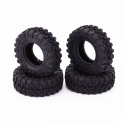 1.0" Style A Tires with Foams (4) 2.05" OD, 0.75" width