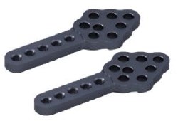 1/10 RC Crawler Aluminum Shock Mount Keys - Titanium (2)