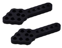 1/10 RC Crawler Aluminum Shock Mount Keys - Black (2)