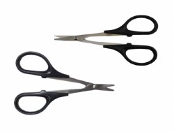 HSS Curved and Straight Scissor for RC Car Body - Set of 2