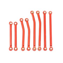 Traxxas 1/18 TRX-4M Aluminum Suspension Link Set - Red (8)