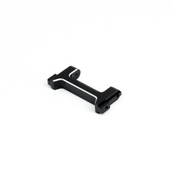 Traxxas 1/18 TRX-4M Aluminum Rear Bumper Mount - Black (1)