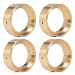 Hobby Details 1.0" Brass Rings , Partially Replaces TRA9781 For TRX-4M (4) Weight: 140g