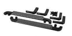 Traxxas TRX-4 Aluminum Rock Sliders Style B (Left & Right) - Black