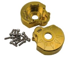 Traxxas TRX-4 Brass Front/Rear Portal Cover Style B (2) Weight: 152g