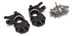 Traxxas TRX-4 Brass Portal Drive Housing, Inner, Front (Left & Right) (2) - Black, Weight: 136g - Re