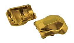 Traxxas TRX-4 Brass Differential Cover 51g each (2)(Replaces TRA8280)