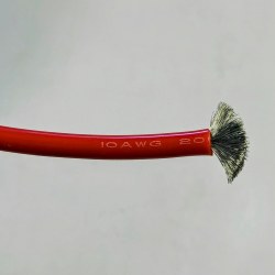 10AWG Red Wire, per foot (12")