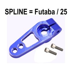 Aluminum Clamping Servo Horn, 25t
BLUE (futaba)