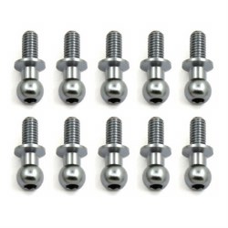 10pcs 4.8mm Aluminum Ball Stud for Tamiya