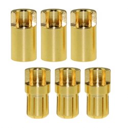 6.5mm bullets, 3 pairs of male and female connectors