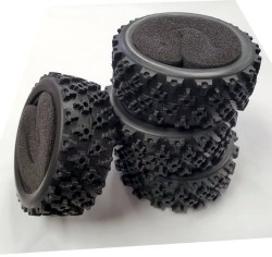 1/10 Rally Block Tire /w foam inserts
4pcs